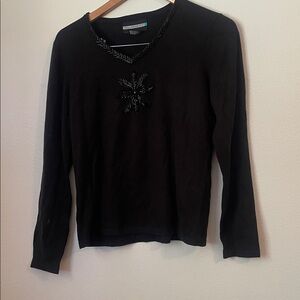 Requirements Black Knit Sweater